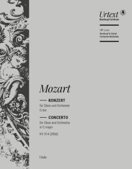 Mozart, Wolfgang Amadeus: Konzert C-Dur KV314 (KV285d) für Oboe und Orchester, Viola 