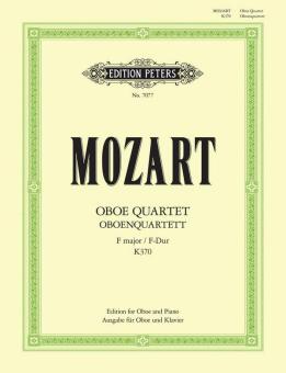 Mozart, Wolfgang Amadeus: Quartett F-Dur KV370 für Oboe und Streichtrio für Oboe und Klavier 