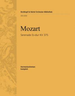 Mozart, Wolfgang Amadeus: SERENADE NR. 11 ES-DUR FUER 2 OBOEN, 2 KLARINETTEN, 2 HOERNER UND, 2 FAGOTTE, KV 375       8STIMMEN 