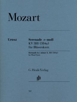 Mozart, Wolfgang Amadeus: Serenade c-Moll KV388 für 2 Oboen, 2 Klarinetten, 2 Hörner (F/Es) und 2 Fagotte, Stimmen 