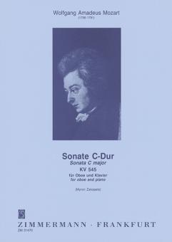 Mozart, Wolfgang Amadeus: Sonate C-Dur KV545 für Oboe und Klavier 