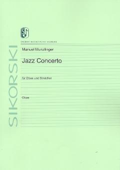 Munzlinger, Manuel: Jazz Concerto für Oboe und Streicher Oboe solo, Archivkopie 