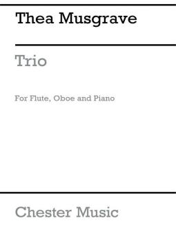 Musgrave, Thea: Trio for flute, oboe and piano, score and partsw 