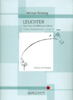 Oehring, Helmut: Leuchter für Oboe, Violoncello und Klavier, Partitur und Stimmen 