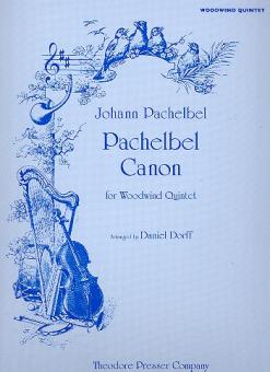 Pachelbel, Johann: Canon for flute, oboe, clarinet,horn and bassoon, score and parts 