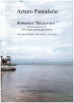Pantaleón, Arturo: Romanza Recuerdos op.18c für Englischhorn und Klavier 