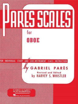 Parès, Gabriel: Scales for oboe  