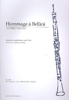 Pasculli, Antonio: Hommage a Bellini für Englischhorn und Harfe 
