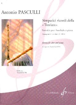 Pasculli, Antonio: Simpatici ricordi della Traviata pour hautbois et piano 