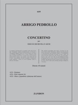 Pedrollo, Arrigo: Concertino per oboe ed orchestra d'archi per oboe e piano 