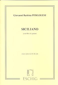 Pergolesi, Giovanni Battista: Siciliano für Oboe (Flöte) und Gitarre 