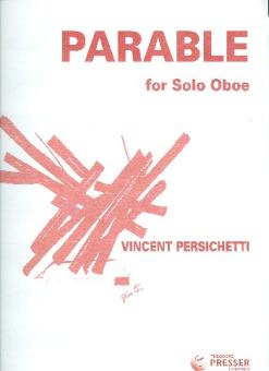 Persichetti, Vincent: Parable no.3 op.109 for solo oboe  