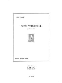 Pierné, Paul: Suite pittoresque pour flute, hautbois, clarinette, basson et cor, partition et parties 