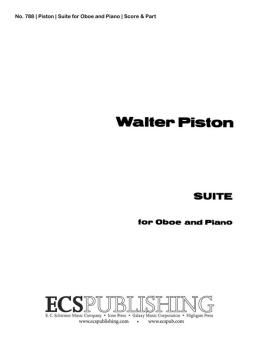 Piston, Walter: Suite für Oboe und Klavier 