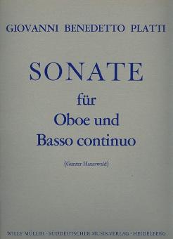 Platti, Giovanni Benedetto: Sonate für Oboe und Bc  