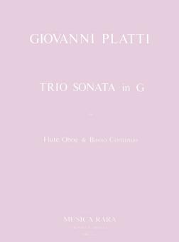 Platti, Giovanni Benedetto: Triosonate G-Dur für Flöte, Oboe und Bc 