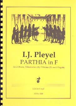 Pleyel, Ignaz Joseph: Parthia F-Dur für 2 Oboen, 2 Klarinetten, 2 Hörner, 2 Fagotte, Stimmen 
