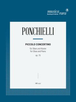Ponchielli, Amilcare: Piccolo concertino op.75 für Oboe und Klavier, Caldini, Sandro, ed 