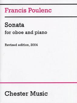 Poulenc, Francis: Sonata for oboe and piano 