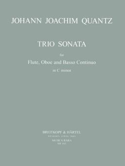 Quantz, Johann Joachim: Triosonate c-Moll für Flöte, Oboe und Bc 