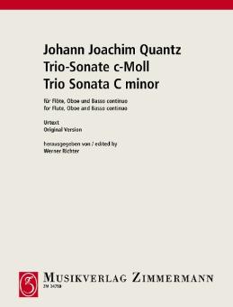 Quantz, Johann Joachim: Triosonate c-Moll QV2:Anh.5 für Flöte, Oboe und Bc 