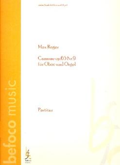 Reger, Max: Canzone op.65,9 für Oboe und Orgel 