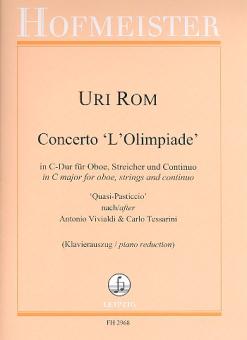 Rom, Uri: Konzert C-Dur L'Olimpiade für Oboe, Streicher und Bc für Oboe und Klavier 