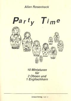 Rosenheck, Allan: Party Time 10 Miniaturen für 2 Oboen und Englischhorn, Partitur 