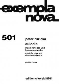 Ruzicka, Peter: Aulodie für Oboe und Kammerorchester, Studienpartitur 
