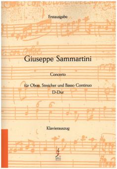 Sammartini, Giuseppe: Konzert D-Dur  für Oboe, Streicher und Bc, für Oboe und Klavier 