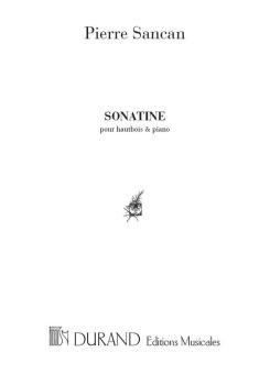 Sancan, Pierre: Sonatine pour hautbois et piano  