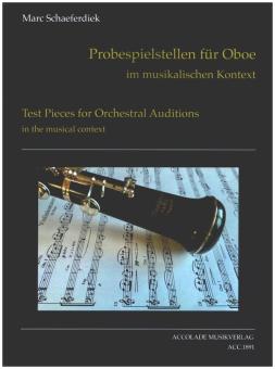 Schaeferdiek, Marc: Probespielstellen im musikalischen Kontext für Oboe 