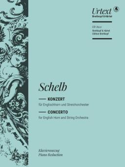 Schelb, Josef: Konzert für Englischhorn und Streichorchester für Oboe und Klavier 