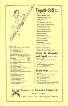 Schnaubelt, Fred: Groteske für Oboe, Fagott und Klavier 