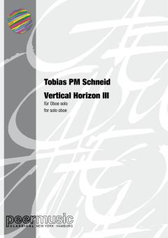 Schneid, Tobias PM: Vertical Horizon 3 for oboe 