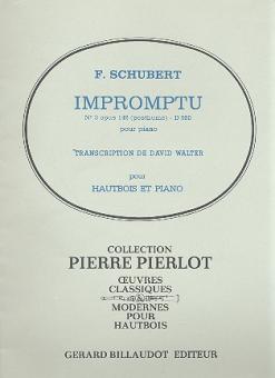 Schubert, Franz: Impromptu no.3 op.142 D935 pour piano pour hautbois et piano 