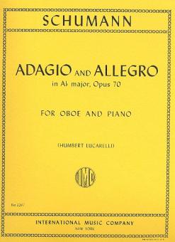 Schumann, Robert: Adagio and Allegro a flat major op.70 for oboe and piano 
