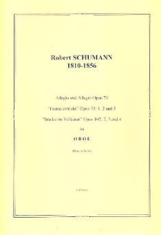 Schumann, Robert: Bearbeitungen für Oboe  