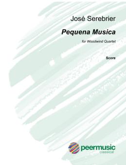 Serebrier, José: Pequena Musica for flute, oboe, clarinet, horn in F and bassoon, score 