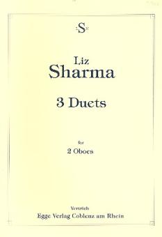 Sharma, Liz: 3 Duets for 2 oboes score 