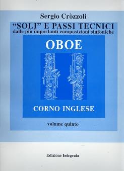 Soli e passi tecnici vol.5 per oboe o corno inglese 