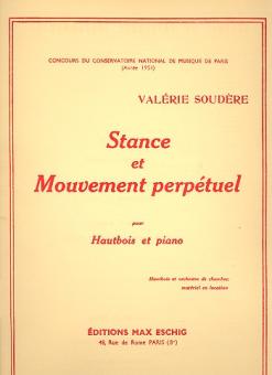 Soudère, Valérie: Stance et mouvement perpétuel pour hautbois et piano 