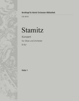 Stamitz, Karl Philipp: Konzert B-Dur für Oboe und Orchester, Viola 