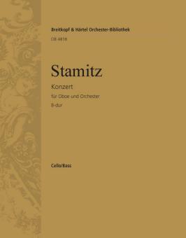 Stamitz, Karl Philipp: Konzert B-Dur für Oboe und Orchester, Violoncello / Kontrabass 