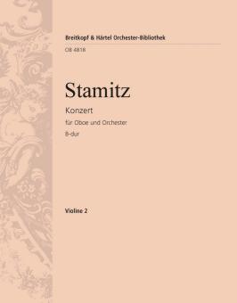 Stamitz, Karl Philipp: Konzert B-Dur für Oboe und Orchester, Violine 2 