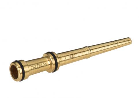 Tubo tornito per oboe: Chudnow E, ottone 