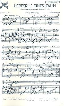 Steinmetz, Hans: Liebesruf eines Faun für Englischhorn (ad lib. Altsaxophon) und Klavier 