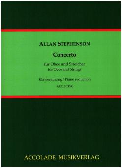 Stephenson, Allan: Konzert für Oboe und Streichorchester für Oboe und Klavier 