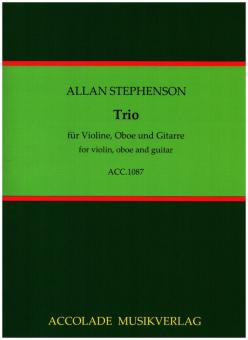 Stephenson, Allan: Trio für Violine, Oboe und Gitarre Partitur und Stimmen 