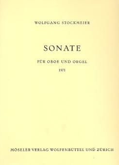 Stockmeier, Wolfgang: Sonate für Oboe und Orgel  